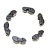 set of rubber dampers for denso composite pulleys 6 pieces