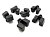 set of rubber dampers for steel pulleys denso 6 pieces (n-shaped)